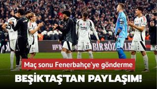 Beikta'tan fla paylam! Ma sonu Fenerbahe'ye gnderme