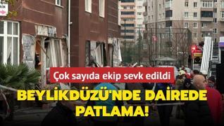 Beylikdz'nde dairede patlama! ok sayda ekip sevk edildi