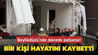 Beylikdz'nde dairede patlama! Bir kii hayatn kaybetti