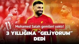 Gemileri yakt! Mohamed Salah 3 yllna  Geliyorum  dedi: Sper Lig'de yln transferi