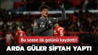 Arda Gler siftah yapt! Bu sezon ilk goln kaydetti