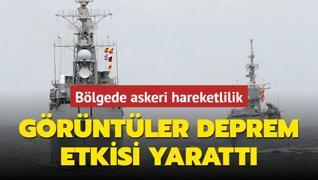 Grntler deprem etkisi yaratt... Blgede askeri hareketlilik