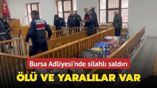 Bursa Adliyesi'nde silahl saldr: l ve yarallar var