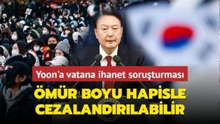 mr boyu hapisle cezalandrlabilir... Yoon grevden azledildi, vatana ihanet soruturmas balatld