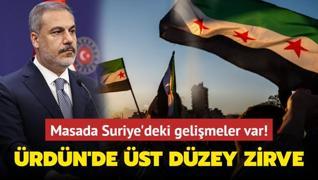 rdn'de st dzey zirve... Masada Suriye'deki gelimeler var!