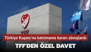 Trkiye Kupas'na katlmama karar almlard! TFF'den zel davet