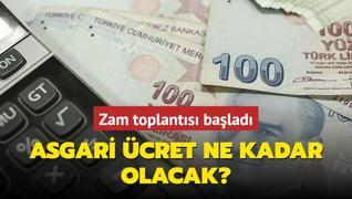 Zam toplants balad... Asgari cret ne kadar olacak?