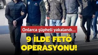 Onlarca pheli yakaland... 9 ilde FET operasyonu!