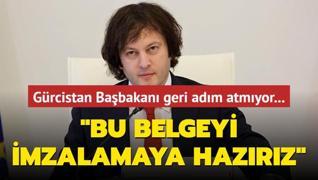 Grcistan Babakan geri adm atmyor: Bu belgeyi imzalamaya hazrz