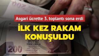 Asgari crette 3. toplant sona erdi: lk kez rakam konuuldu