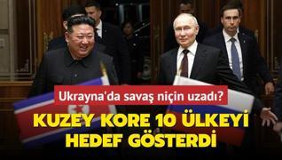 Ukrayna'da sava niin uzad? Kuzey Kore, 10 lkeyi hedef gsterdi