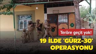  GRZ-30 operasyonu; 40 pheli terr rgt mensubu yakaland