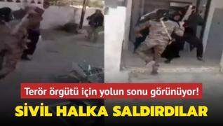 Sivil halka saldrdlar... Terr rgt iin yolun sonu grnyor!