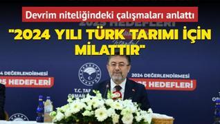 Bakan Yumakl: 2024 yl Trk tarm iin milattr