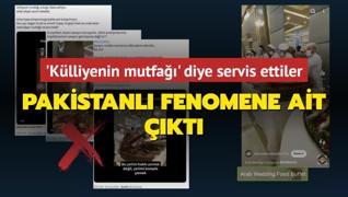 'Klliyenin mutfa' diye servis ettikleri grnt Pakistanl fenomene ait kt