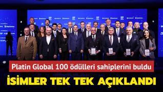 Platin Global 100 dlleri sahiplerini buldu! simler tek tek akland