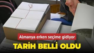 Almanya'da erken seim tarihi belli oldu