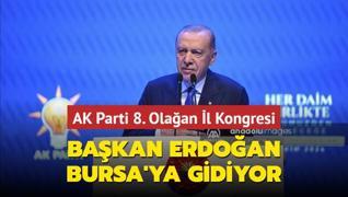 Bakan Erdoan Bursa'ya gidiyor