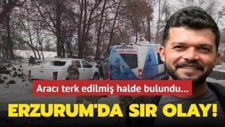 Arac terk edilmi halde bulundu... Erzurum'da sr olay!