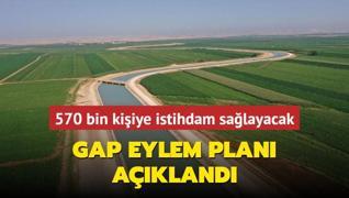 GAP Eylem Plan akland... 570 bin kiiye istihdam salayacak