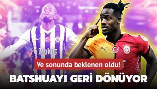 Beklenen oldu! Michy Batshuayi resmen geri dnyor: Galatasaray'n 44 numaras ayrlyor