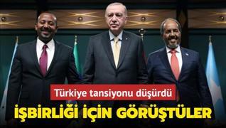 Trkiye tansiyonu drd; Somali ve Etiyopya savunma bakanlar ibirlii iin grt