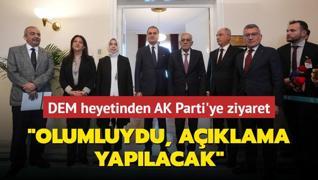 DEM heyetinden AK Parti'ye ziyaret