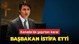 Kanada'da artan karar: Babakan Trudeau istifa etti