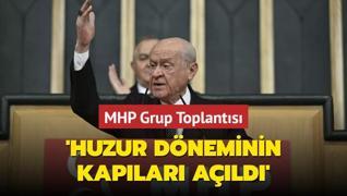 MHP Lideri Baheli: Huzur ve istikrar dneminin kaplar ald