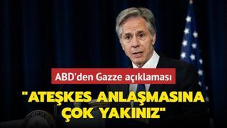 ABD'den Gazze aklamas: Atekes anlamasna ok yaknz