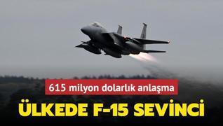 lkede F-15 sevinci: 615 milyon dolarlk anlama