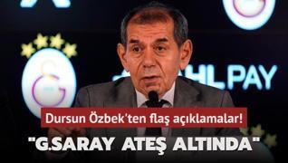 Dursun zbek'ten fla aklamalar! Galatasaray ate altnda