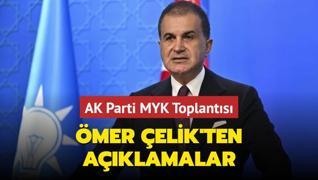 AK Parti MYK Toplants... mer elik'ten aklamalar