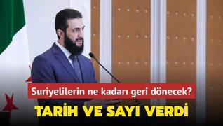 Suriyelilerin ne kadar geri dnecek: Tarih ve say verdi