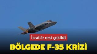 Blgede F-35 krizi: srail'e rest ekildi