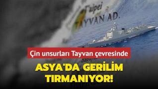 in unsurlar Tayvan evresinde... Asya'da gerilim trmanyor!