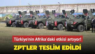 ZPT'ler teslim edildi... Trkiye'nin Afrika'daki etkisi artyor!