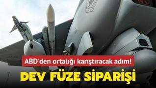 ABD'den ortal kartracak adm! Dev fze siparii