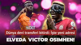 Elveda Victor Osimhen! Galatasarayllar ykan haber: Dnya devi transferi bitirdi