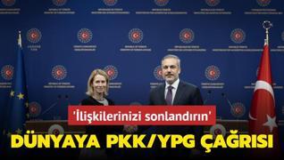 Bakan Fidan'dan dnyaya PKK/YPG ars: likilerinizi sonlandrn