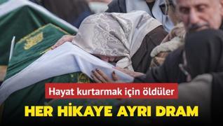 Hayat kurtarmak iin ldler!