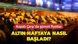 Altn fiyatlar ne kadar? Gram altn ka lira? te Kapal ar'da 27 Ocak 2025 gncel altn kuru fiyatlar (CANLI)