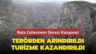 Rota Cehennem Deresi Kanyonu! Terrden arndrlan doa harikas yeni gzde olacak