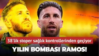 Ve yln bombas Sergio Ramos! 38'lik stoper salk kontrollerinden geiyor