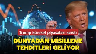 Trump kresel piyasalar sarst