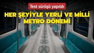 Her eyiyle yerli ve milli metro hatt dnemi balad