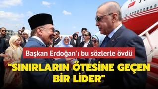 Malezya Babakan brahim'den Bakan Erdoan'a vg: Snrlarn tesine geen bir lider