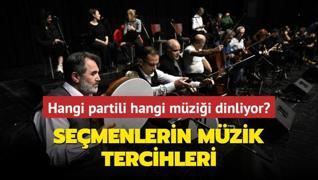 Semenlerin mzik tercihleri... Hangi partili hangi mzii dinliyor?