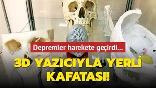 3D yazcyla yerli kafatas!