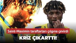 Kriz kartt! Allan Saint-Maximin taraftarlar lgna evirdi